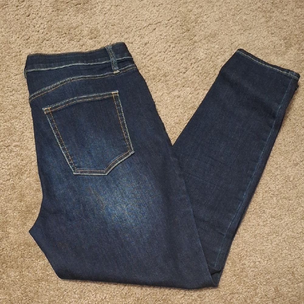 New York & Company High-Waist Blue Jeans